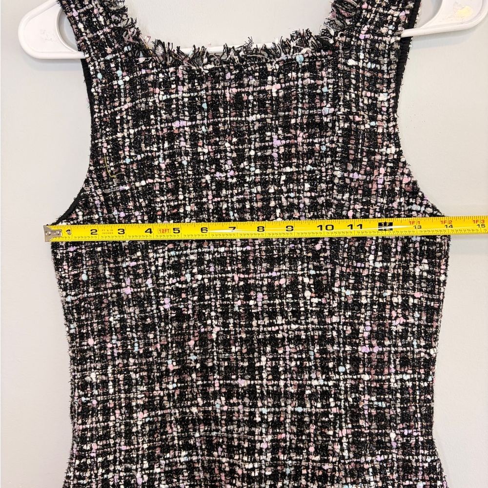 MAJORELLE Bia Black Tweed Mini Dress NWT Revolve XS - Picture 10 of 10